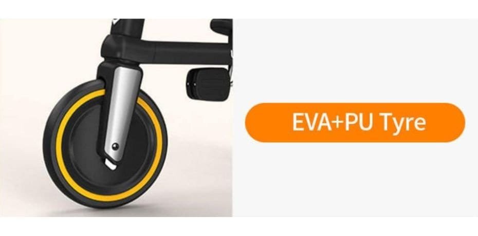 EVA PU Tyre uoibaby 5 in 1 baby tricycle