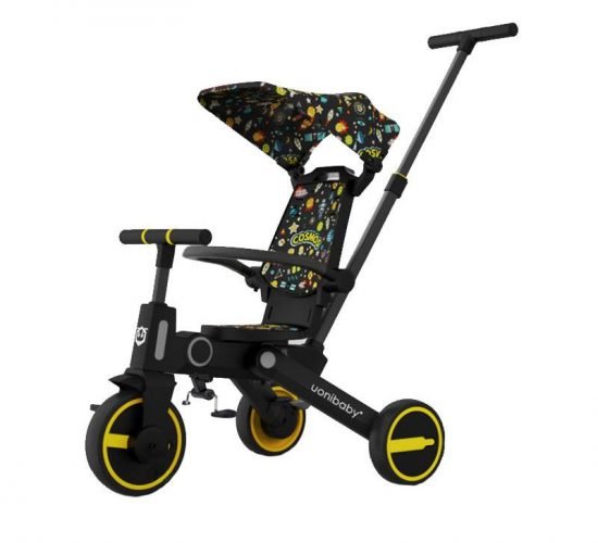 yellow uonibaby trike without pedal 01